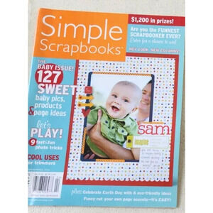 Simple Scrapbooks March April 2009 Rare photos trimmers fast tricks 127 baby pic